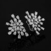 2.93ct PEAR DIAMOND EARRING - Image 2